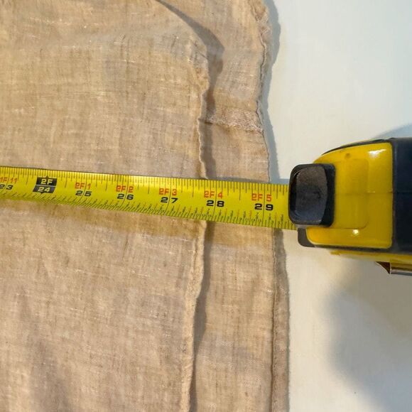 J. McLaughlin | Beige Linen Button Detail Tunic Blouse | Medium - Picture 12 of 12